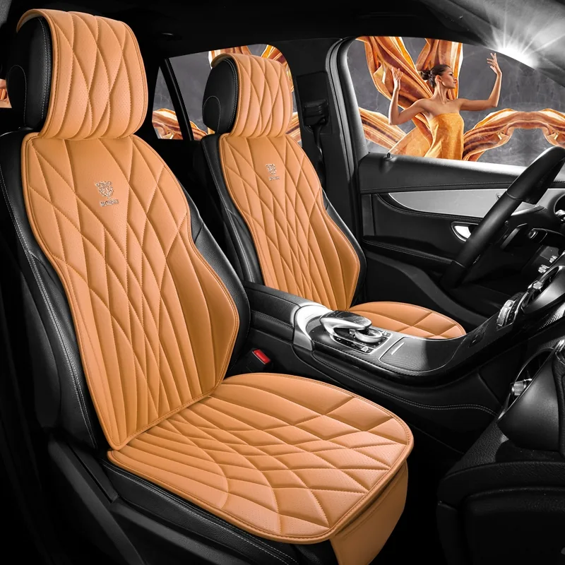 Colorful Diamond Quilted Saddle Cushions - Orange Standard