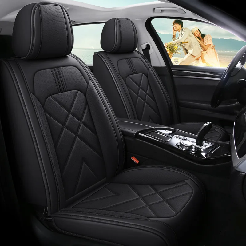 Commercial Grade Car Seat Covers - Durable & Stylish - Night Black Standard